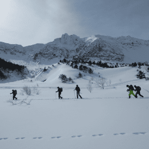 スノーシューハイキングイメージ写真