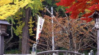 秋の土津神社