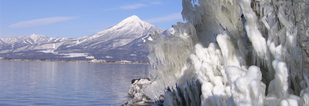 天神浜のしぶき氷