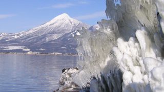 天神浜のしぶき氷