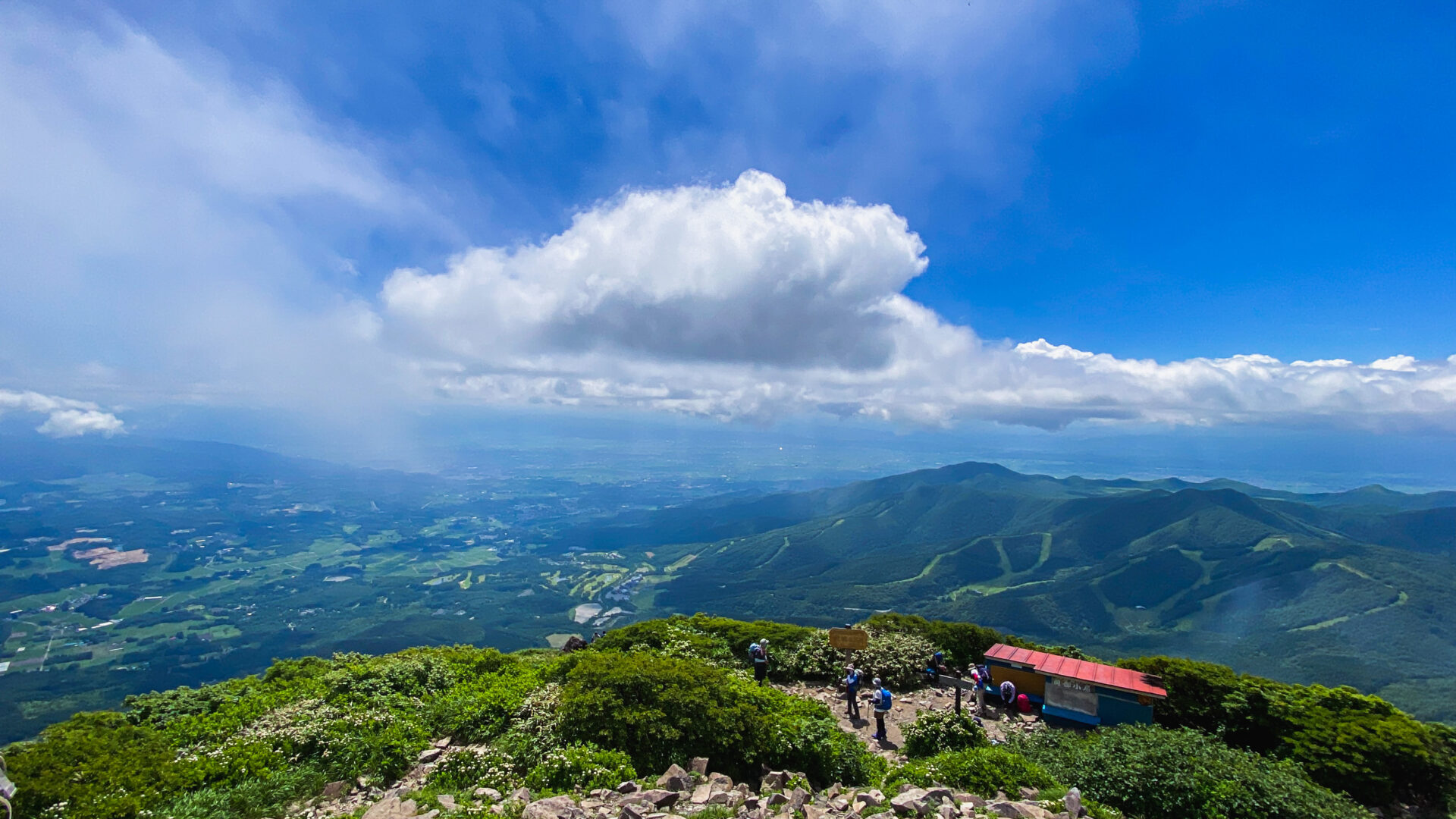 磐梯山からの眺望